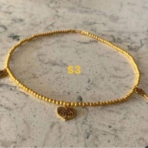 Gold Heart Pendant Necklace